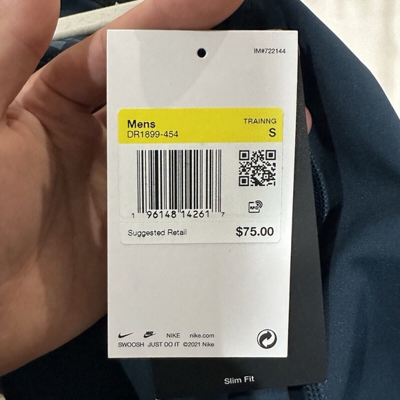 Nike Dri-FIT ADV A.P.S. Mens Recovery Training Top Blue DR1899-454 Small - Picture 6 of 6